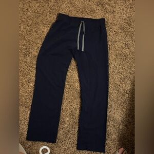 Navy medium tall figs scrub pants